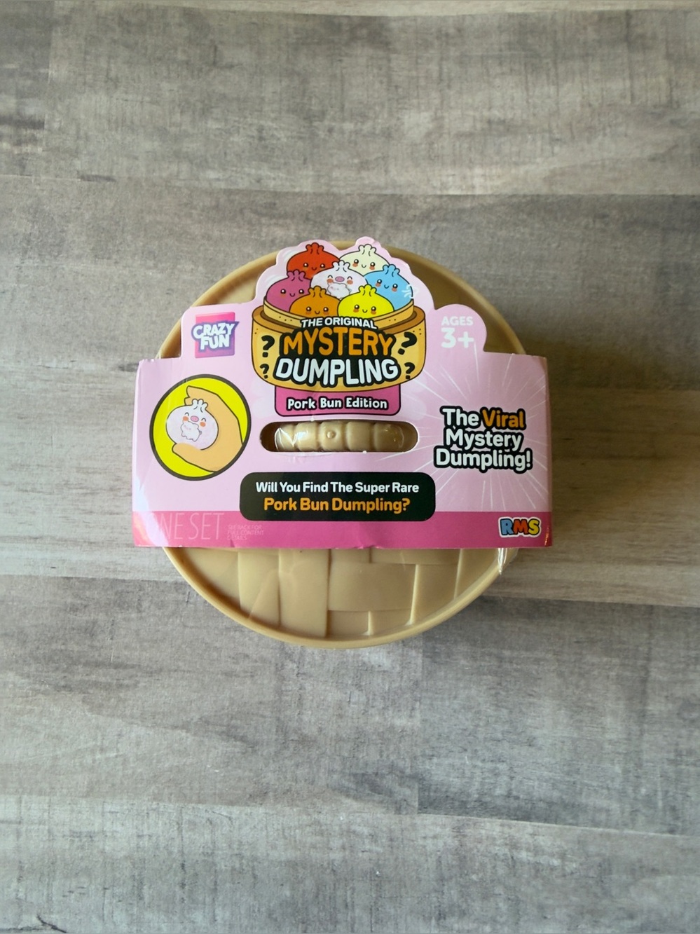 NEW SEALED Crazy Fun RMS Pork Bun Edition Mystery Dumpling Collectible
